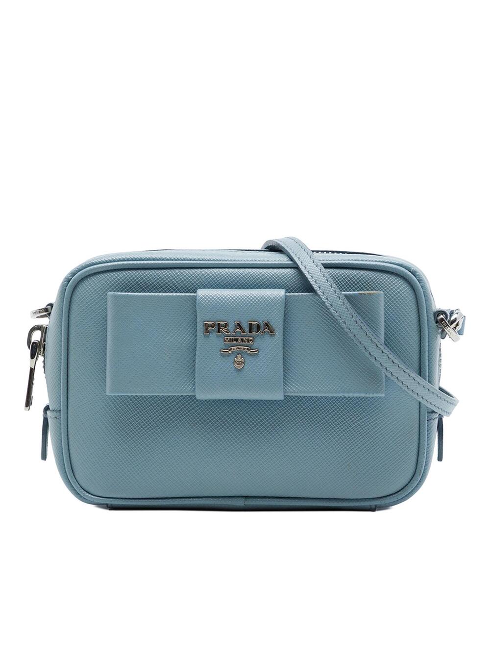 Prada Saffiano Fiocco Bow Camera Bag #336922P66B